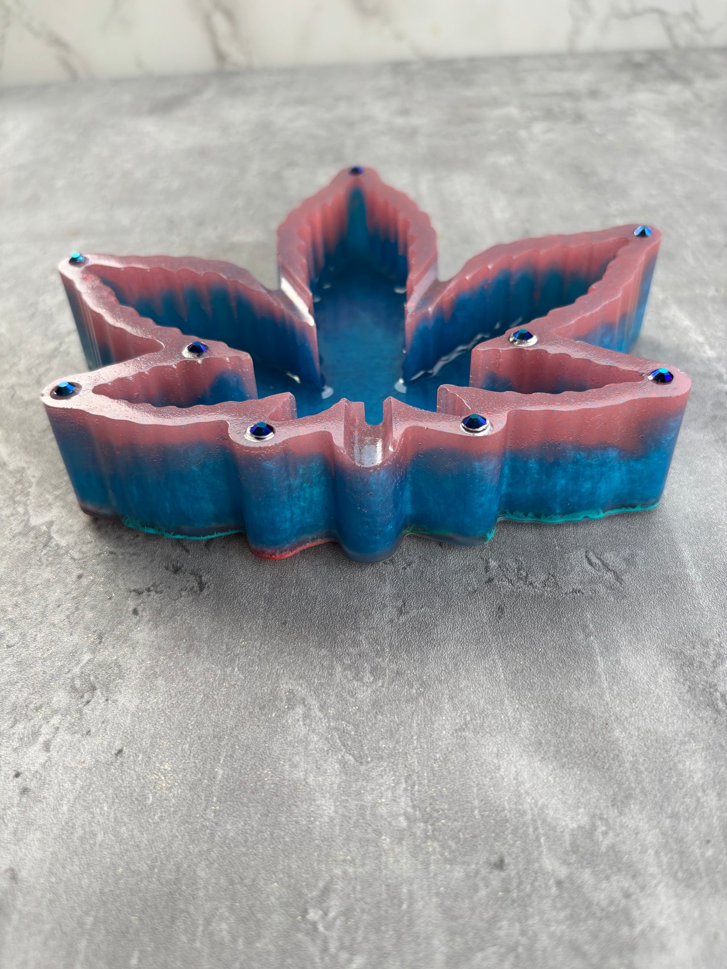 Pinky Blue Ashtray