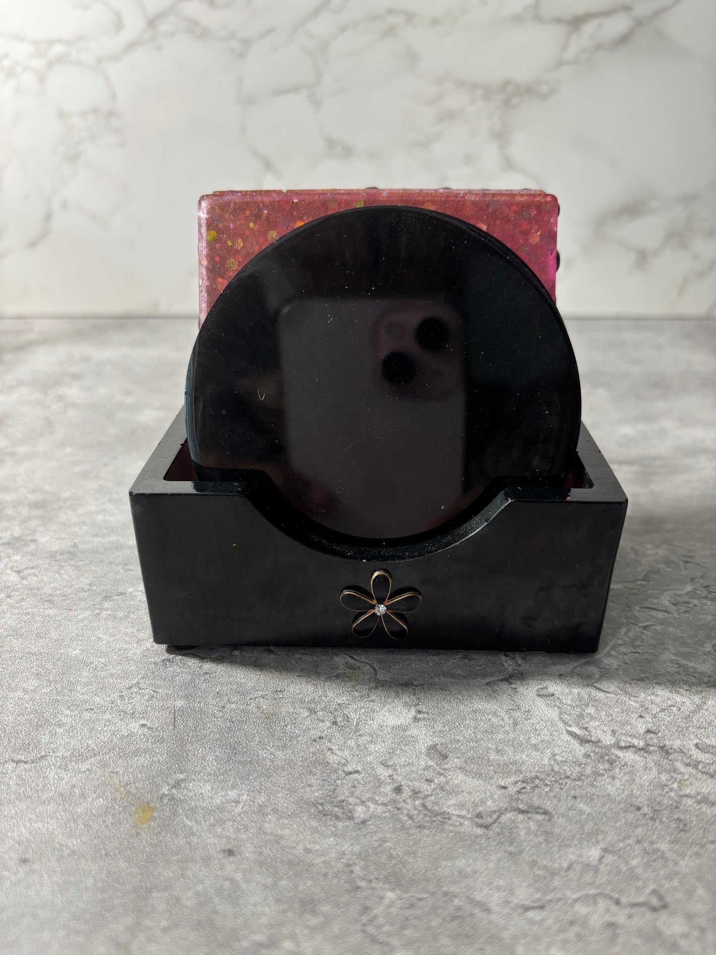 Handmade 5pc Resin Coasters