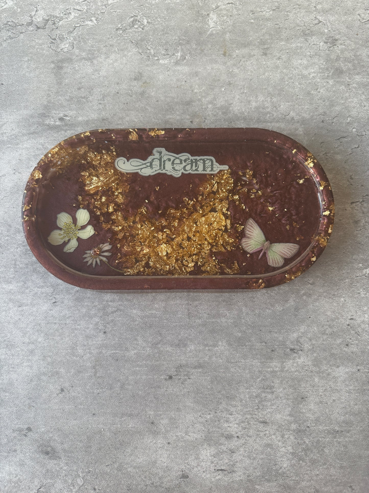 Oval Resin Trinket Tray