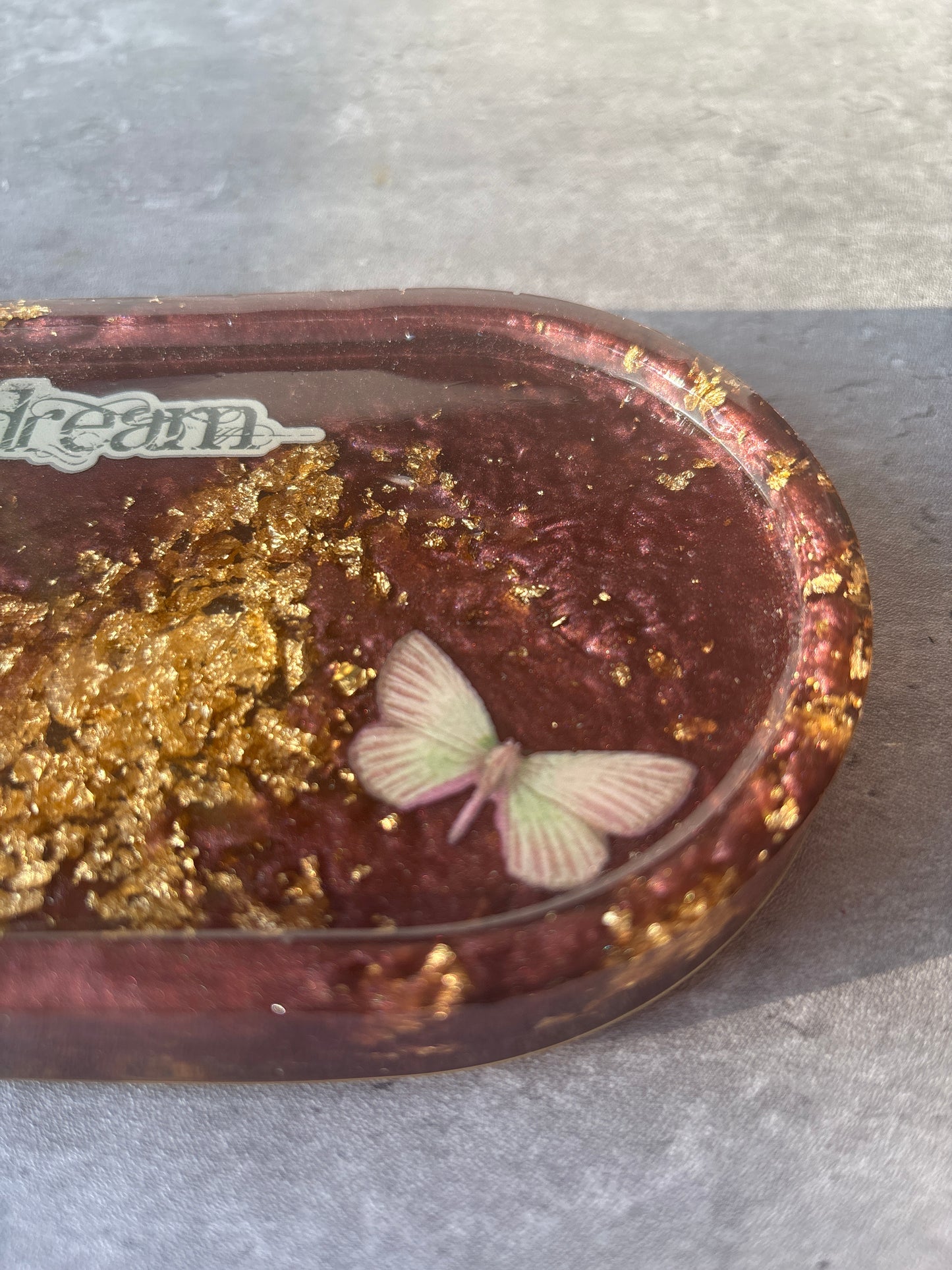 Oval Resin Trinket Tray