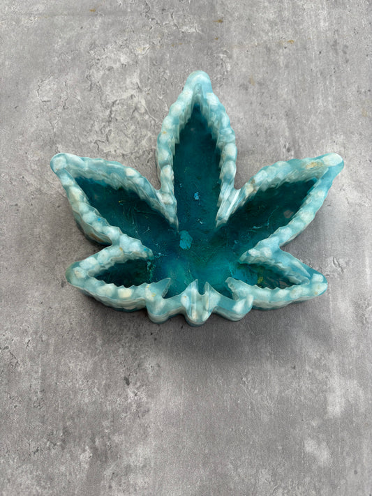 Maple Leaf Resin Ashtray/Jewelry Holder