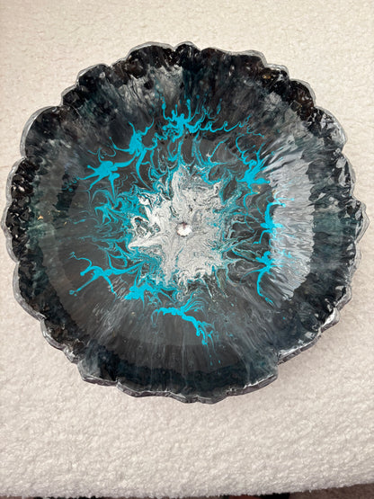 Oval Unique Resin Bowl