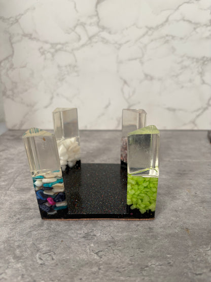 No Two Alike – Handmade 7 piece Coaster Set