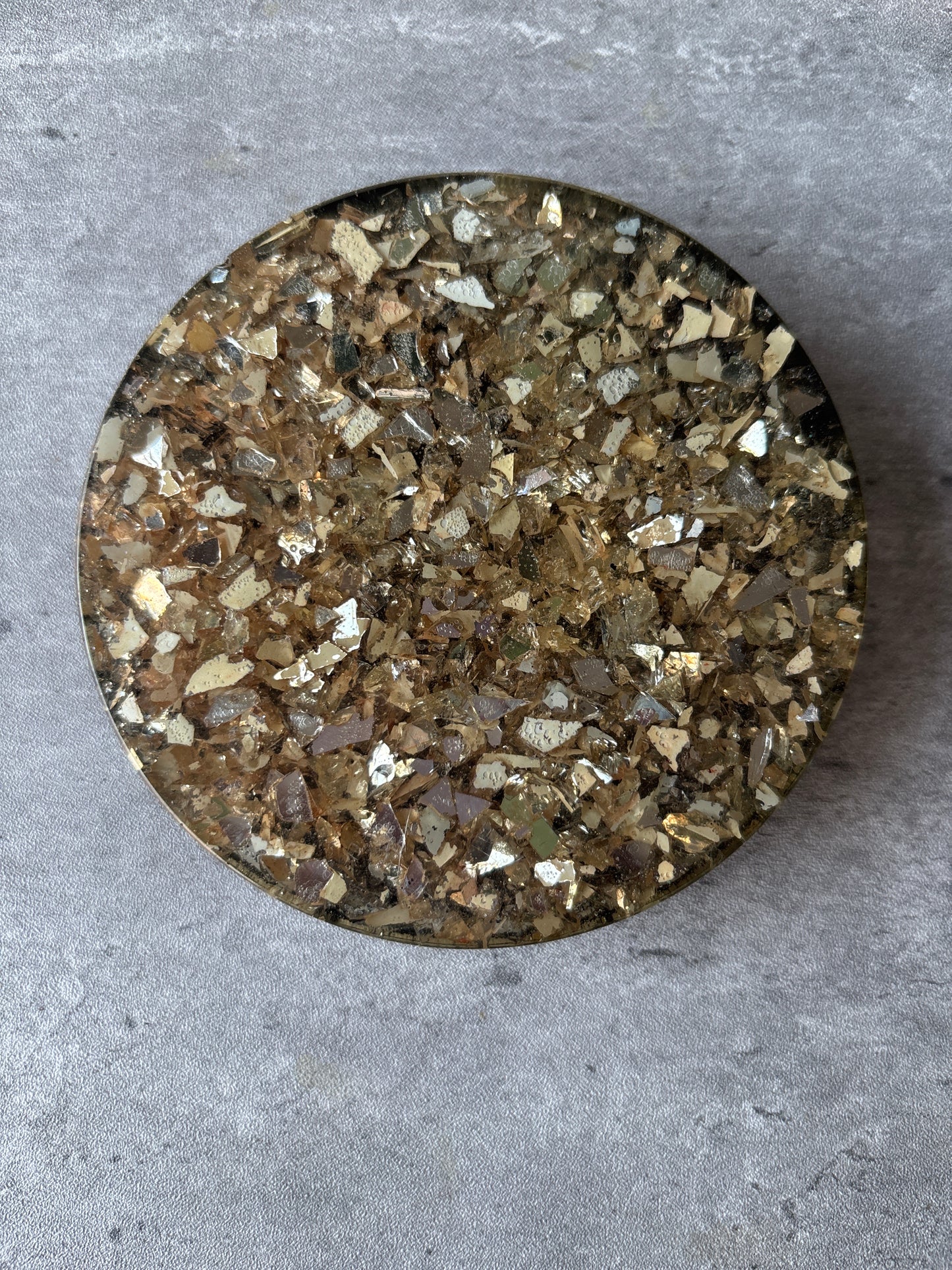 4pc Round Large Coasters/Paper Weights