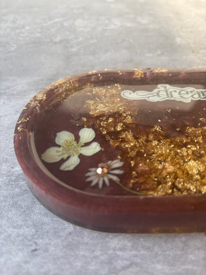 Oval Resin Trinket Tray