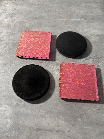 Handmade 5pc Resin Coasters