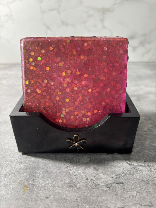 Handmade 5pc Resin Coasters