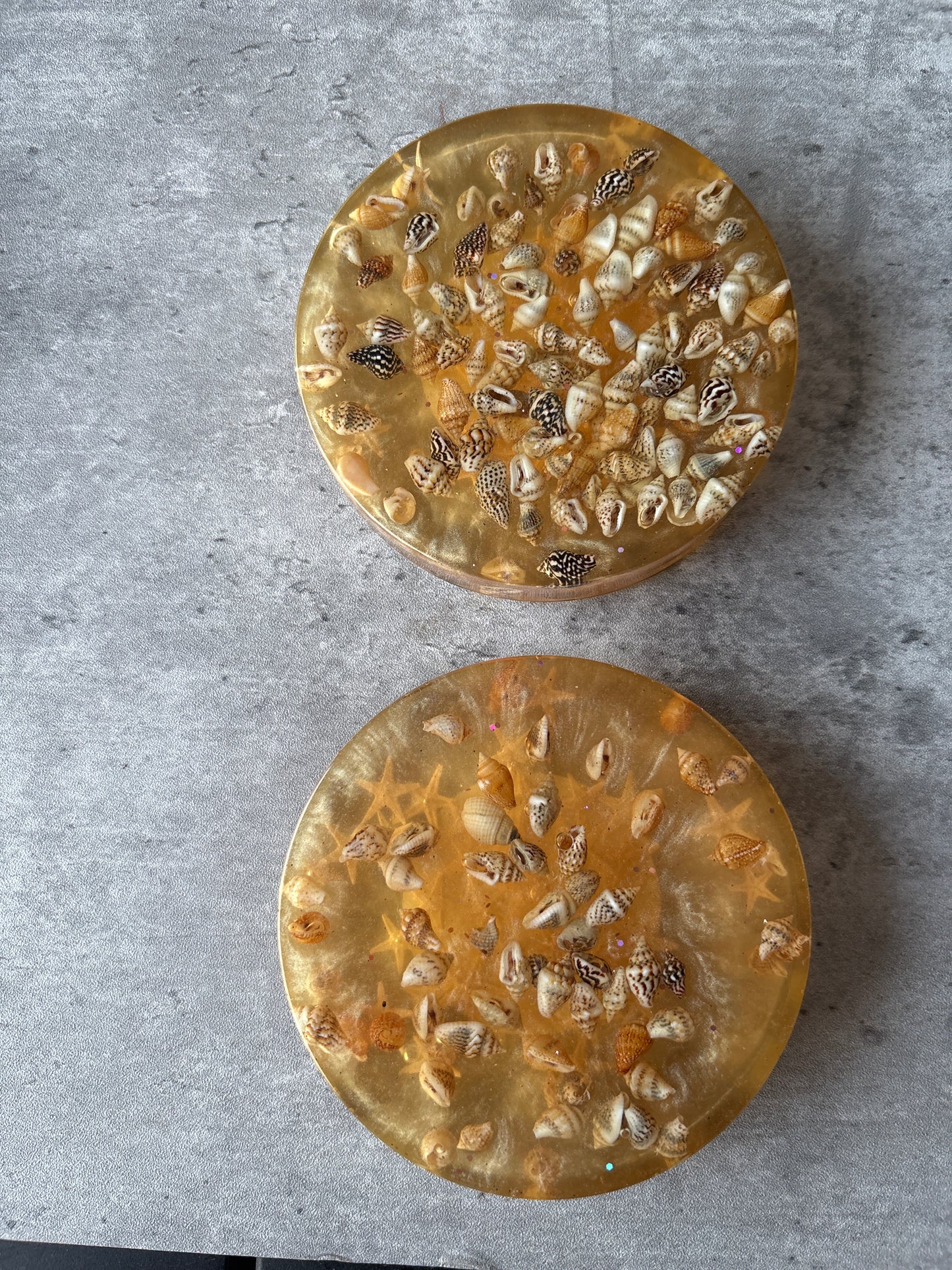 4pc Round Large Coasters/Paper Weights