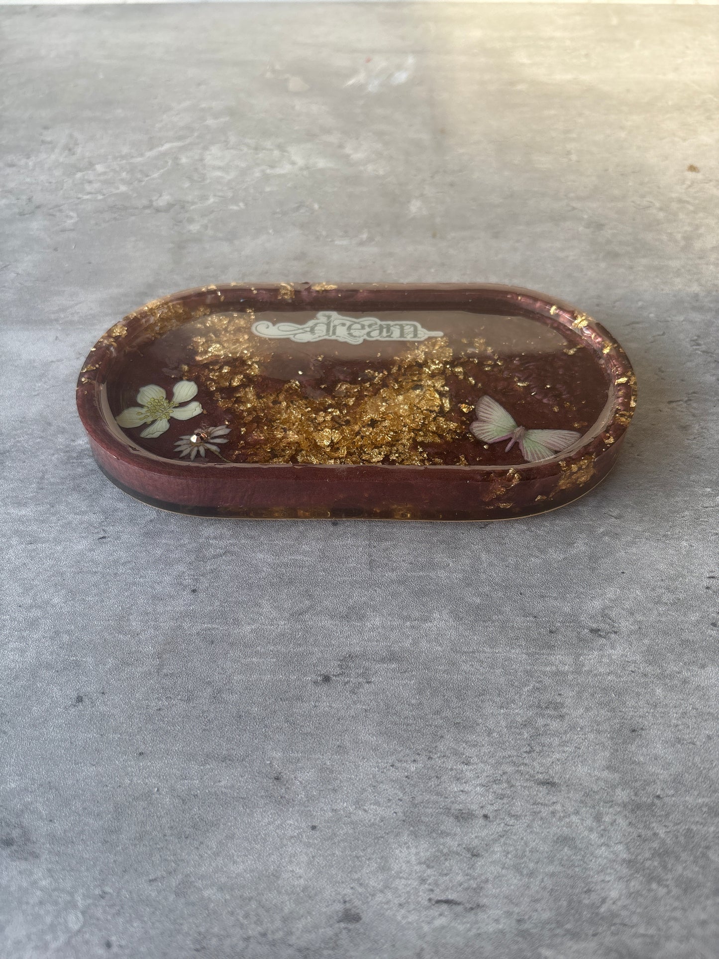 Oval Resin Trinket Tray