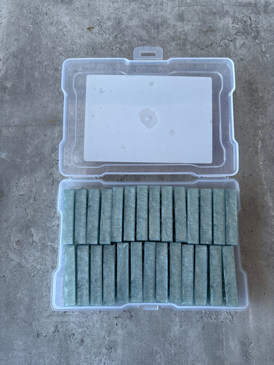 Sky Blue 28pc Rhinestone Domino Set