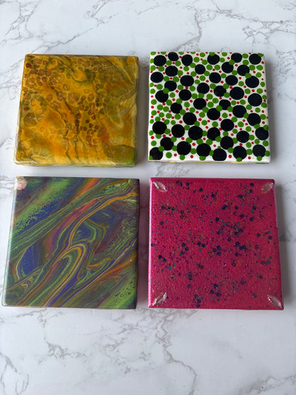 4pc Ceramic Coasters