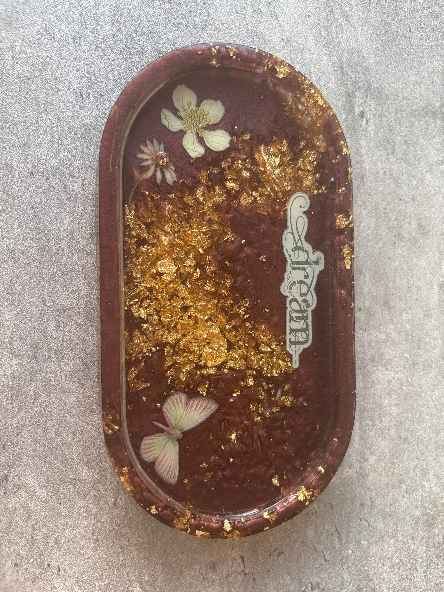 Oval Resin Trinket Tray