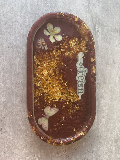 Oval Resin Trinket Tray