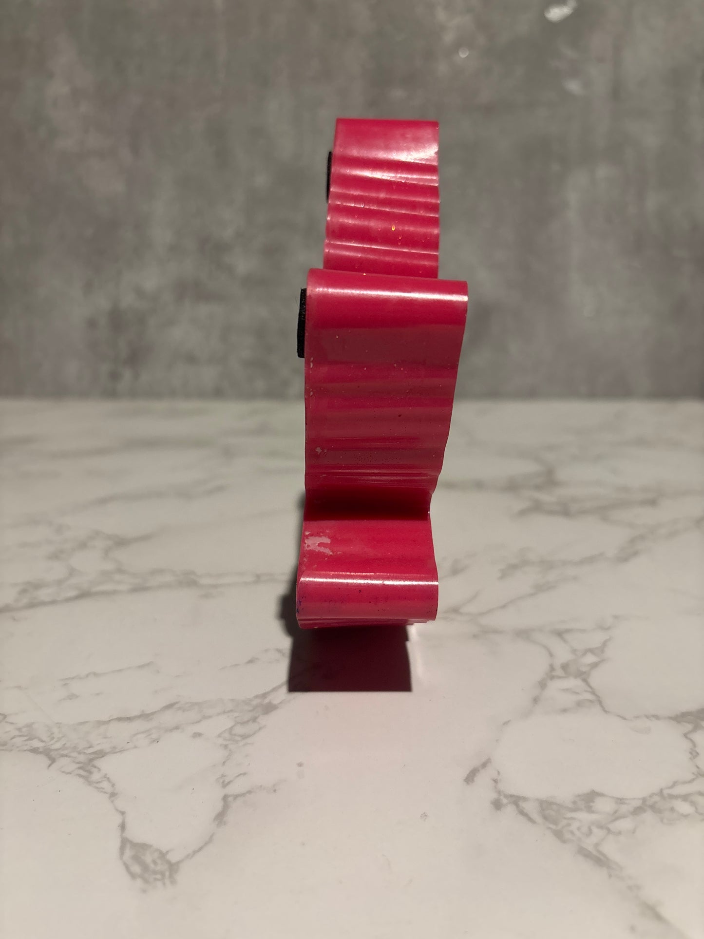 Red Resin Maple Leaf Ashtray